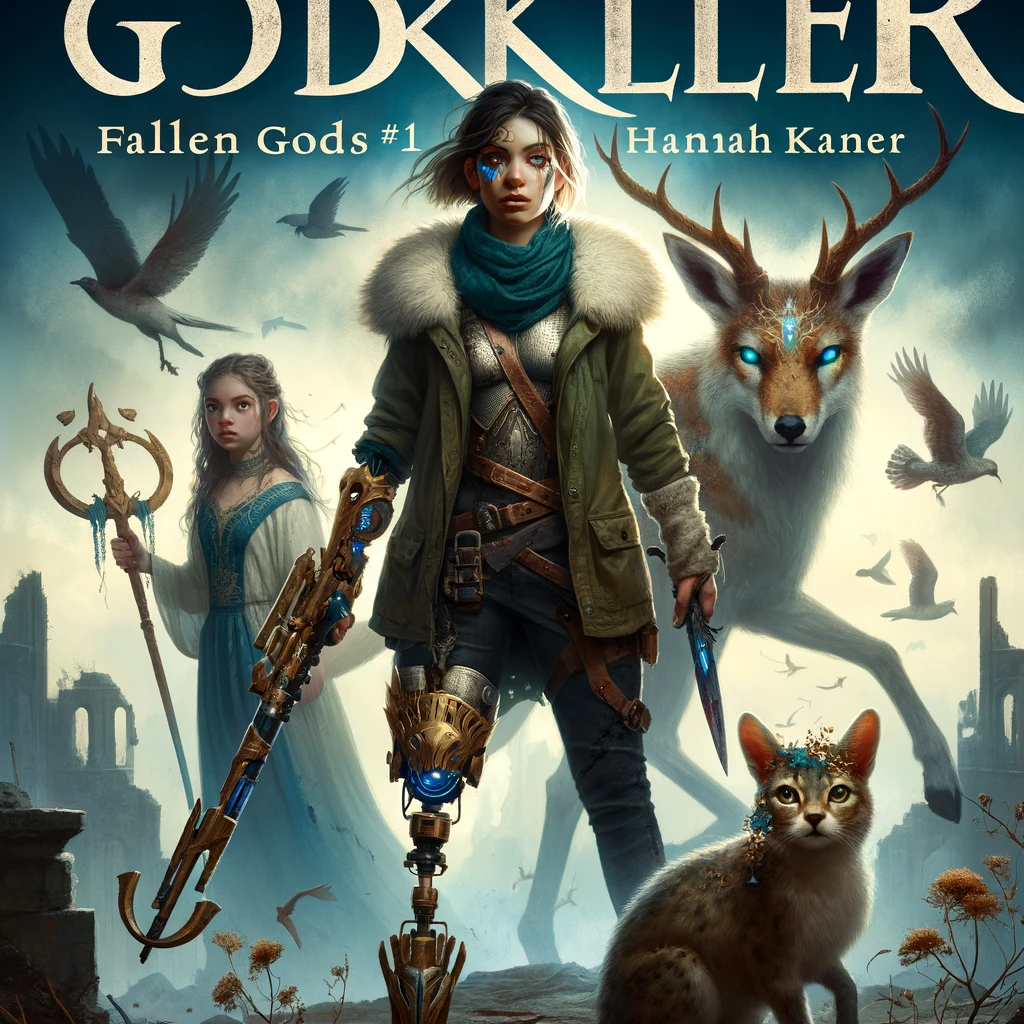 Alternative book cover for godkiller