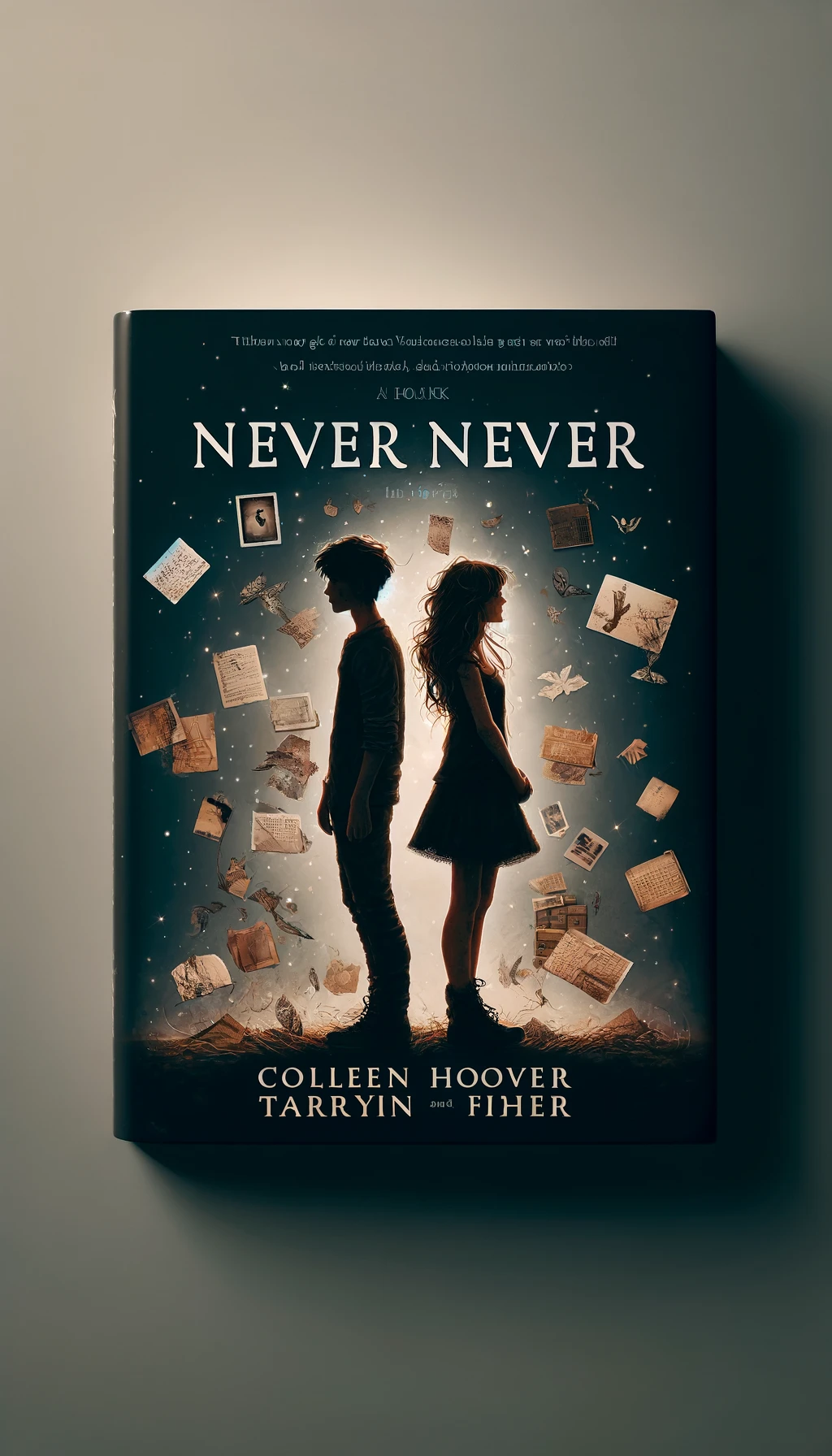 alternative book cover for never never