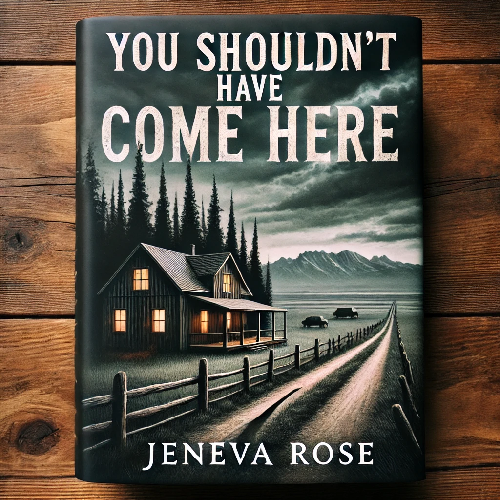 alternative book cover for "You Shouldn't Have Come Here" by Jeneva Rose