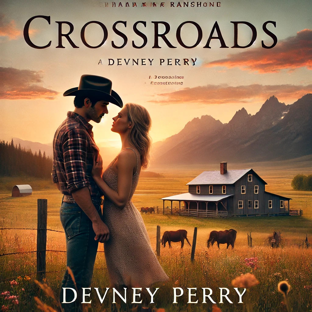 alternative book cover for "Crossroads" by Devney Perry.