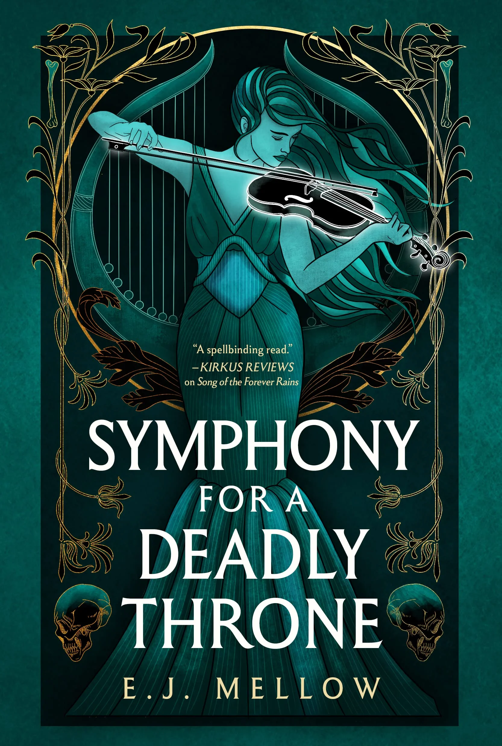 Featured image for Résumé de "Symphonie pour un trône mortel" par E.J. Mellow