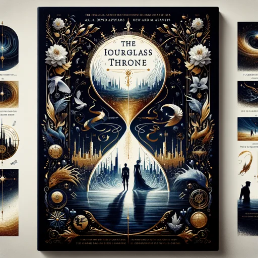 Alternative book cover of The Hourglass Throne by K.D. Edwards