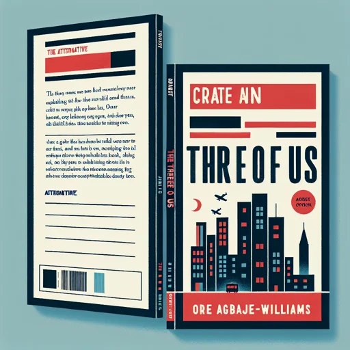 Alternative book cover of The Three of Us by Ore Agbaje-Williams