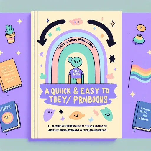 Featured image for Résumé de 'Un guide rapide et facile sur les pronoms ils/eux' par Archie Bongiovanni et Tristan Jimerson