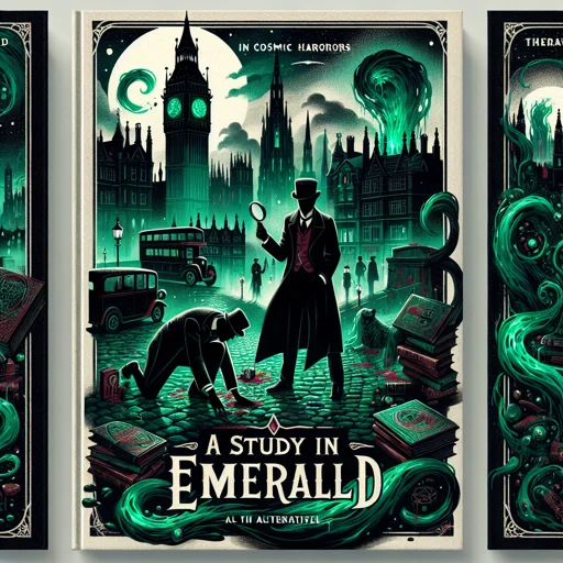 Alternative book cover of A Study in Emerald by Neil Gaiman