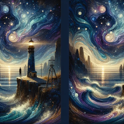 Alternative book cover of Galaxies and Oceans by N.R. Walker