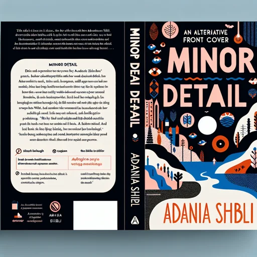 Alternative book cover of Minor Detail by Adania Shibli