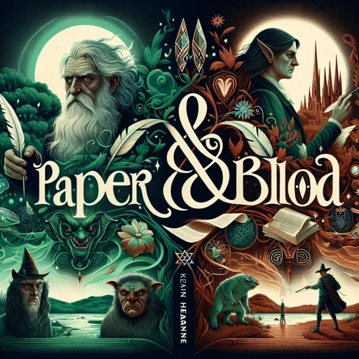 Alternative book cover of Paper & Blood by Kevin Hearne