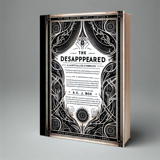 Alternative book cover of The Disappeared by C.J. Box