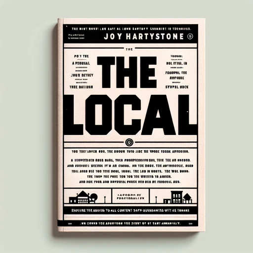 Alternative book cover of The Local by Joey Hartstone