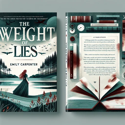 Alternative book cover of The Weight of Lies by Emily Carpenter