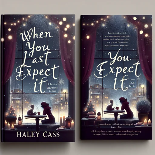 Alternative book cover of When You Least Expect It by Haley Cass