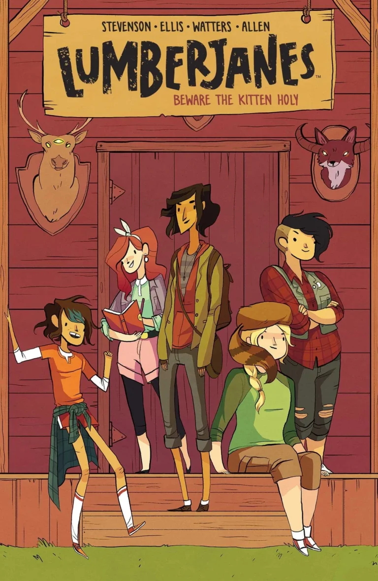 Featured image for Résumé de 'Lumberjanes, Vol. 1 : Beware the Kitten Holy' par N.D. Stevenson et Grace Ellis