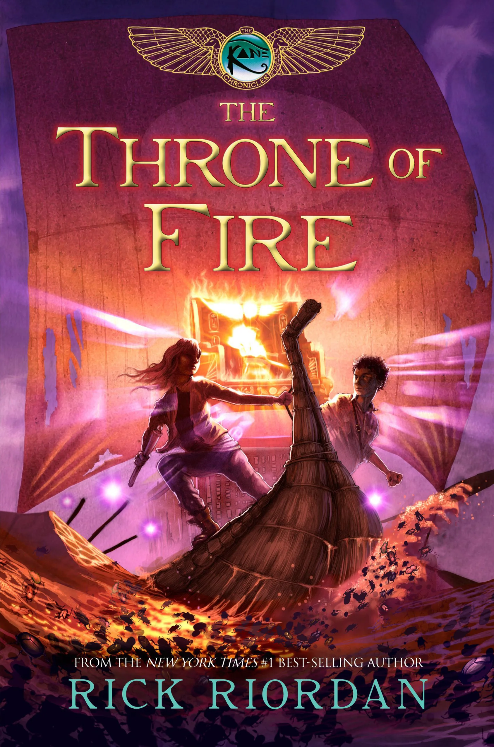 Featured image for Résumé de 'Le Trône de Feu' par Rick Riordan