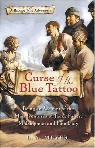 Featured image for Résumé de 'La Malédiction du tatouage bleu' par L.A. Meyer